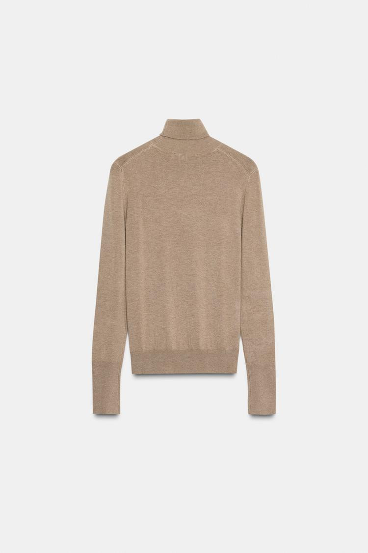 Pull basique en maille unie  | Zara FR