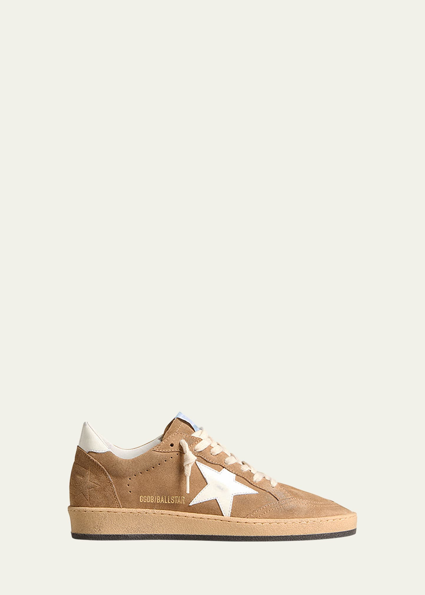 Golden Goose Ballstar Mixed Leather Low-Top Sneakers | Bergdorf Goodman