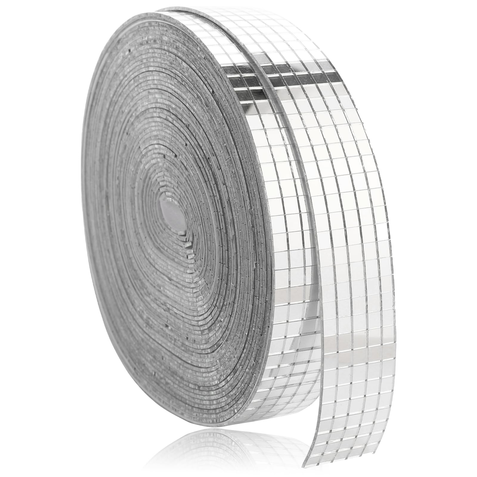 Disco Ball Mirror Tiles Self Adhesive Disco Ball Tapes Stickers Small Square Mirror Mosaic Tiles ... | Amazon (US)