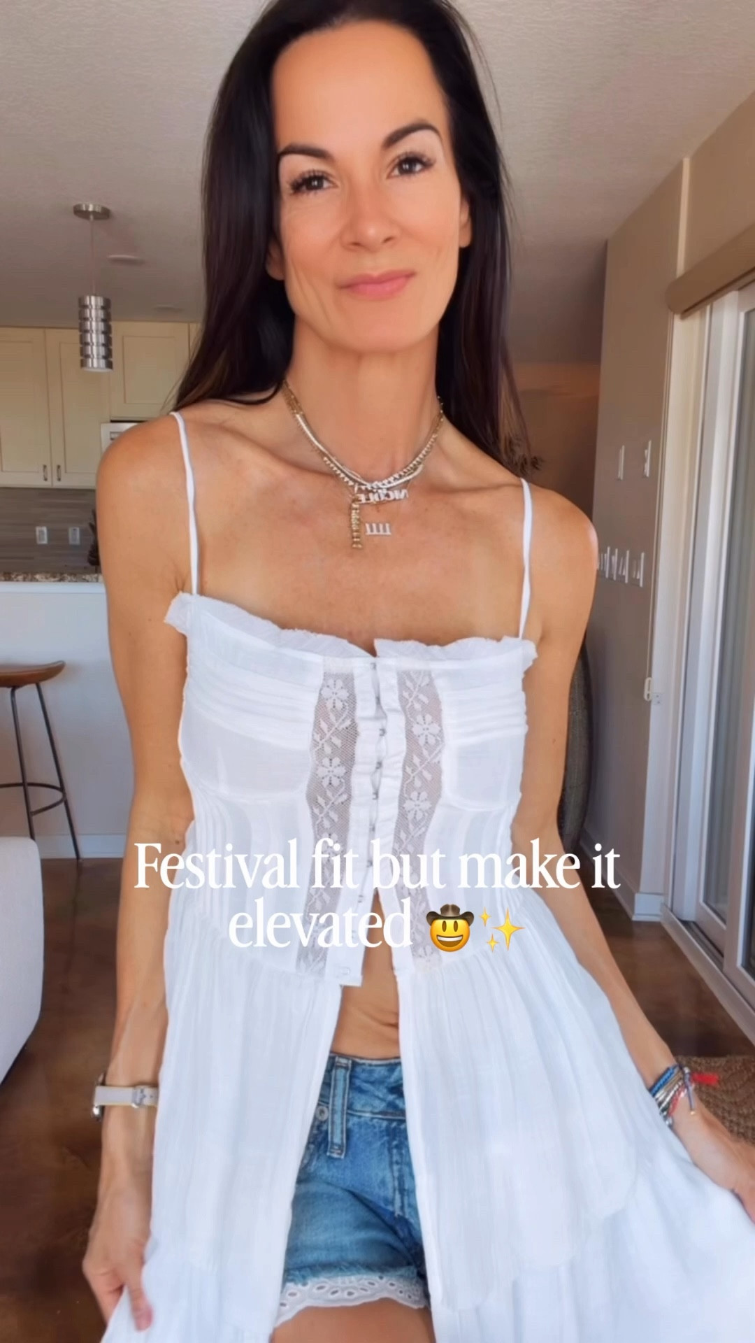 Flowy white, lived-in denim, and boots that do the talking… it’s a classic combo, but styled in a way that feels elevated, feminine, and just a little bit bold.

She moves, she catches the light, she gives main character… and yes, she’s staying on repeat all season long 💁🏽‍♀️
Cowgirl, but make it chic 💅

Use code NICOLECOLEE35 to shop 💋




#LTKdayinmylife #LTKootd #LTKFestival