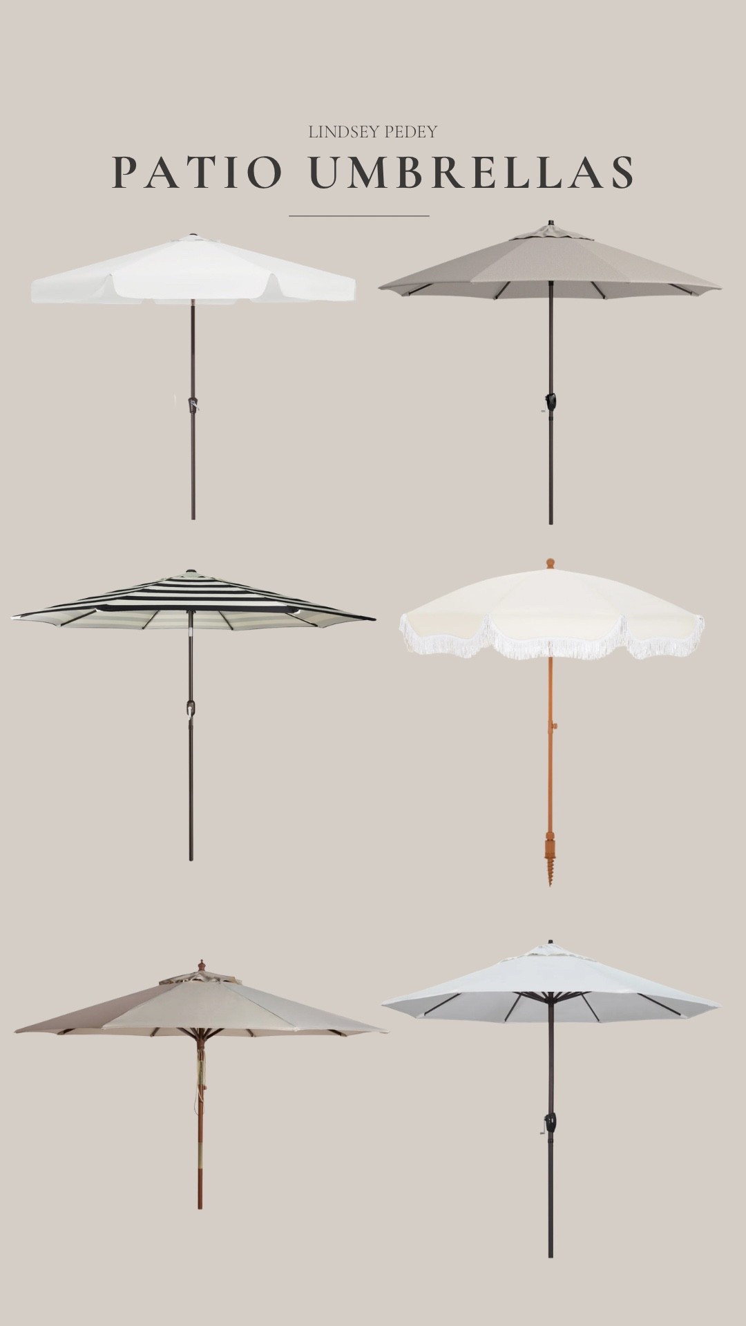 Patio umbrellas! Amazing reviews and super great prices🤍

#LTKSeasonal #LTKHome