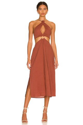 Shell Chain Halter Midi Dress
                    
                    WeWoreWhat | Revolve Clothing (Global)