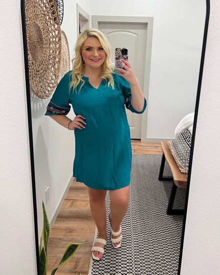 #WalmartPartner • Love this dress for summer! It runs true to size. Would also be cute as a swim coverup!💕🌴🥰 @WalmartFashion @Walmart #WalmartFashion 

#LTKunder50 #LTKswim #LTKtravel