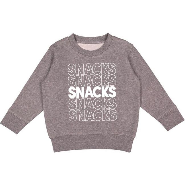 Snacks Sweatshirt, Grey | Maisonette