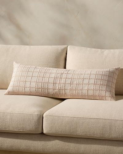 Loloi Magnolia Home by Joanna Gaines Liv Collection PMH0064 Beige 13'' x 35'' Cover Only Pillow | Amazon (US)