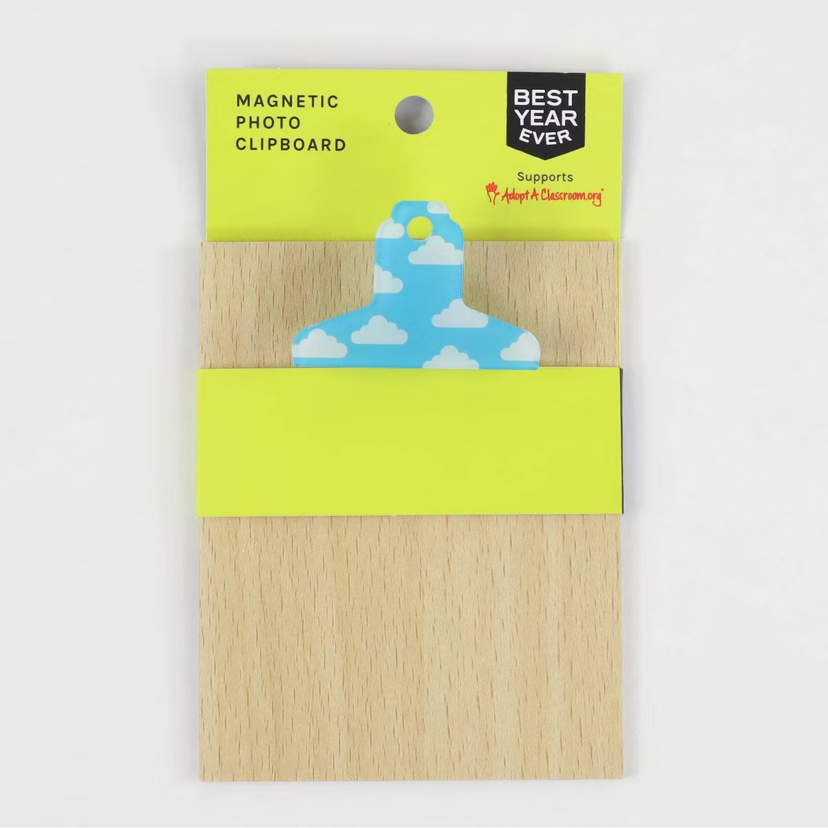 Best Year Ever Wood Magnetic Locker Photo Clipboard | Target