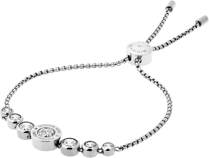 Michael Kors Silver-Tone Bracelet for Women; Bracelets; Jewelry for Women | Amazon (US)