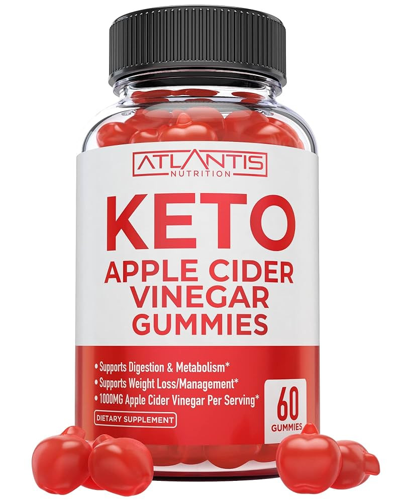 Atlantis Nutrition Keto ACV Gummies for Weight Loss - Apple Cider Vinegar Gummies Formulated to S... | Amazon (US)