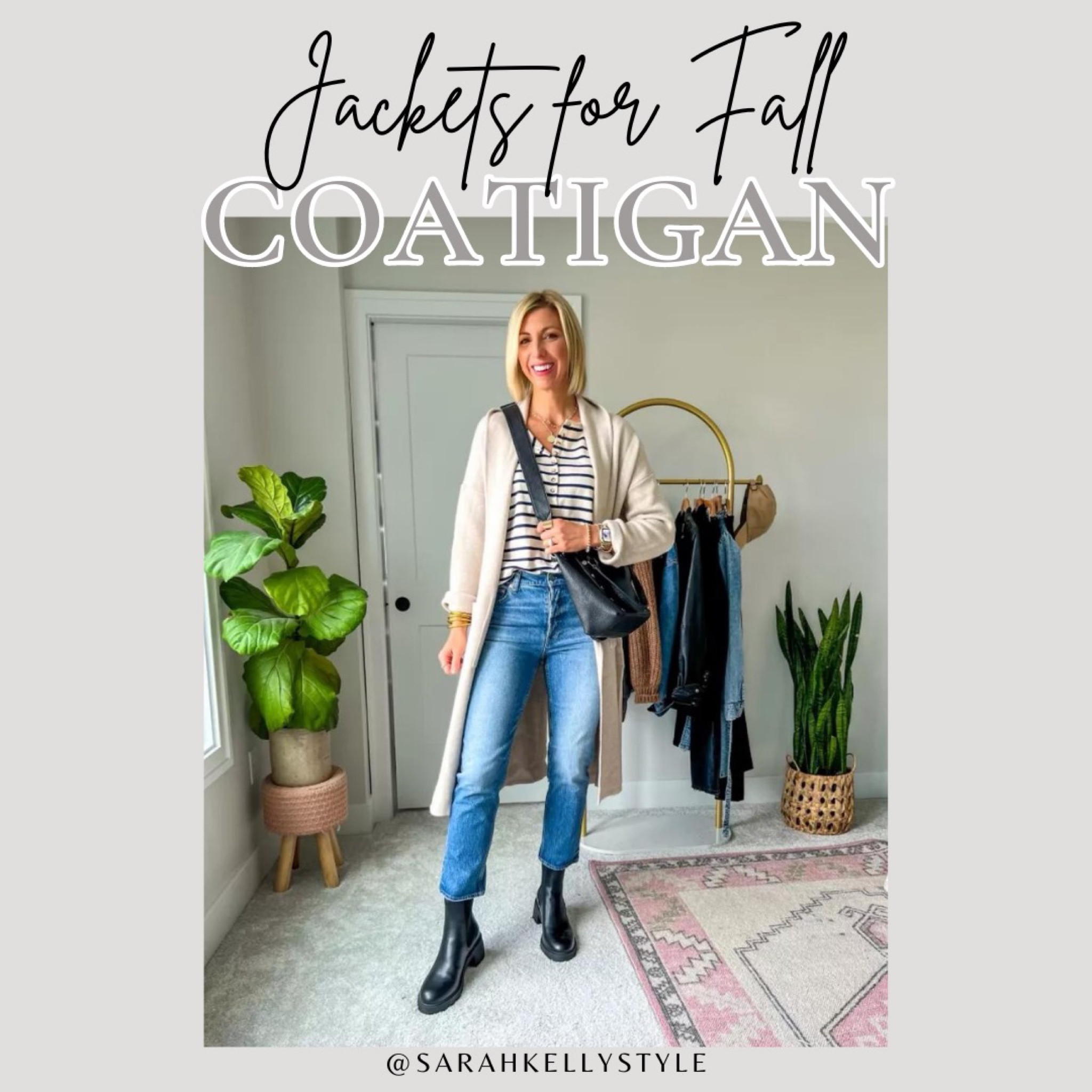 Jackets for fall, coatigan, ways to wear, fall style, Sarah Kelly style 

#LTKstyletip #LTKSeasonal #LTKover40