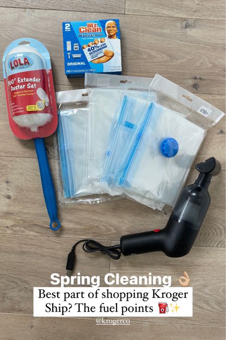 Spring clean with me! I ordered all my cleaning supplies online from Kroger Ship but I also saw they have my favorite beauty products and home goods - basically everything I need in one place. The prices are affordable prices with Kroger Perks (fuel points + free shipping on qualifying items!! @krogerco #krogership #krogerpartner

#LTKhome #LTKsalealert #LTKSeasonal