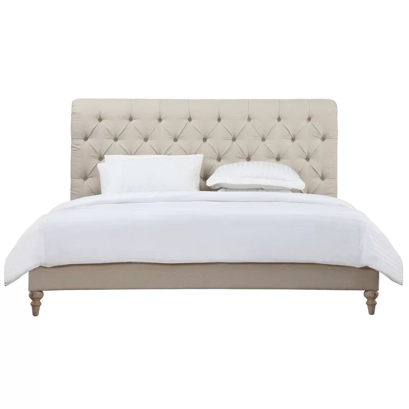Kaleb Tufted Upholstered Low Profile Platform Bed | Wayfair North America