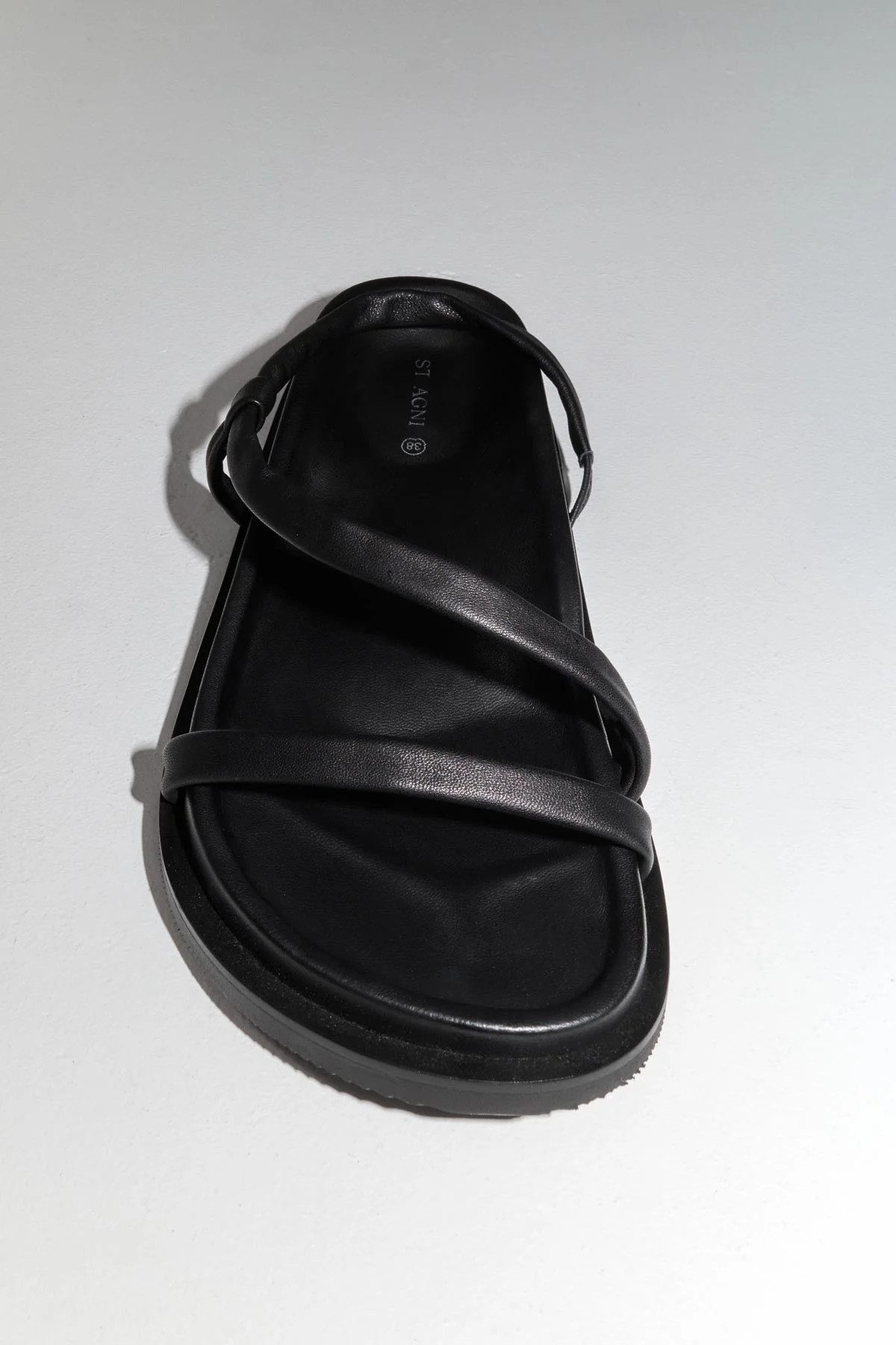 Twist Sandal - Black | St. Agni