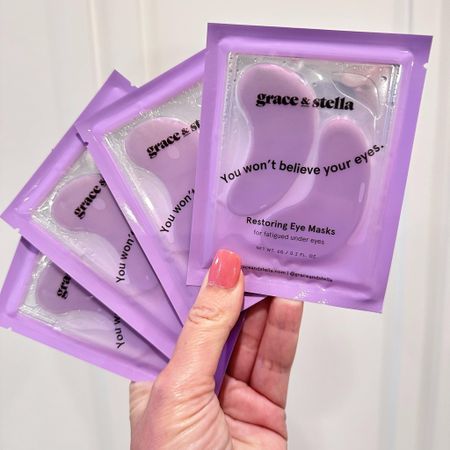 🔥😱 Anyone else have aging eyes? Big clippable is back!!!  My FAVE Grace & Stella Retinol Eye Masks - SO SO SO good! You can feel the tightening! Check them out 👇! (Note: I don't recommend these for tweens/teens - the other colors are all fine, but retinol is super unnecessary for young skin and can be damaging to the skin barrier)! #ad

#LTKBeauty #LTKFindsUnder50 #LTKSaleAlert
