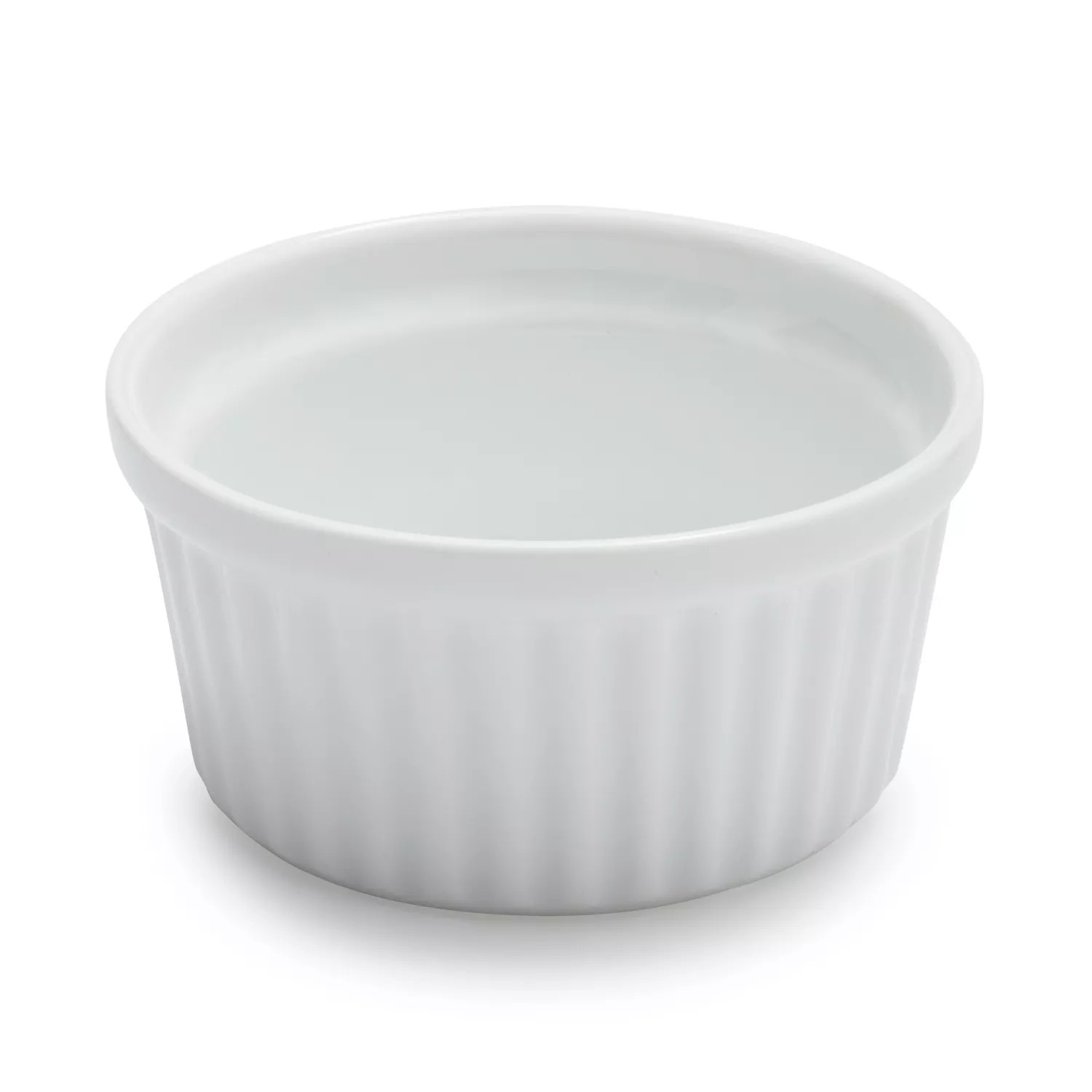 Sur La Table Porcelain Round Ramekin with Ribbed Side | Sur La Table