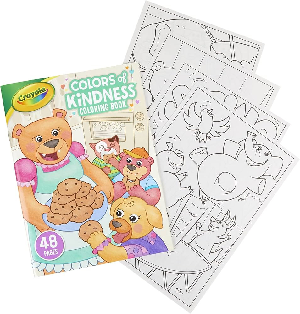 Crayola Colors of Kindness Coloring Book, 48 Pages | Amazon (US)