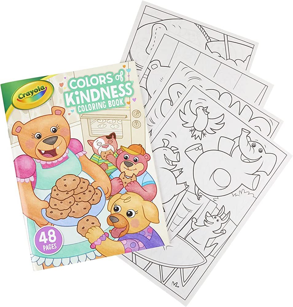 Crayola Colors of Kindness Coloring Book, 48 Pages | Amazon (US)