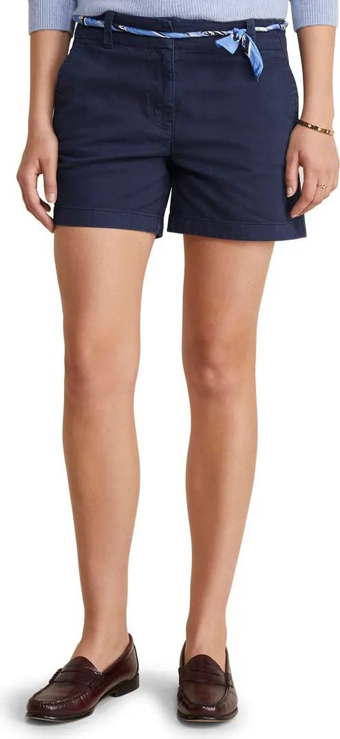 Herringbone Stretch Cotton Shorts | Nordstrom