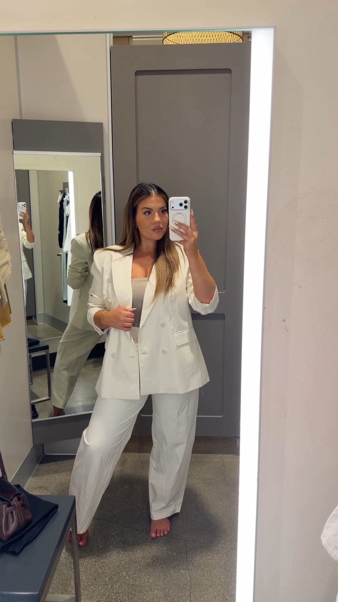 Target try on Haul! 🎯

Sizing details👇🏼
Look 1: Wearing a L in the bralette and sized down to a M in the pants, I’m 5’5” for reference!
Look 2: Sized down to a M in the jacket 
Look 3: Wearing a 10 in the denim shorts
Look 4: Wearing a 10 in the cargo skirt
Look 5: Wearing a L in both pj top and bottoms
Look 6: Wearing my reg L in the dress
Look 7: Wearing a 12 in the denim shorts
Look 8: Wearing my reg L in both pj top and bottoms
Look 9: Wearing my reg L in white shirt and pants
Look 10: Wearing a 10 in cream trousers and sized down to a M in cream blazer! 

#LTKMidsize