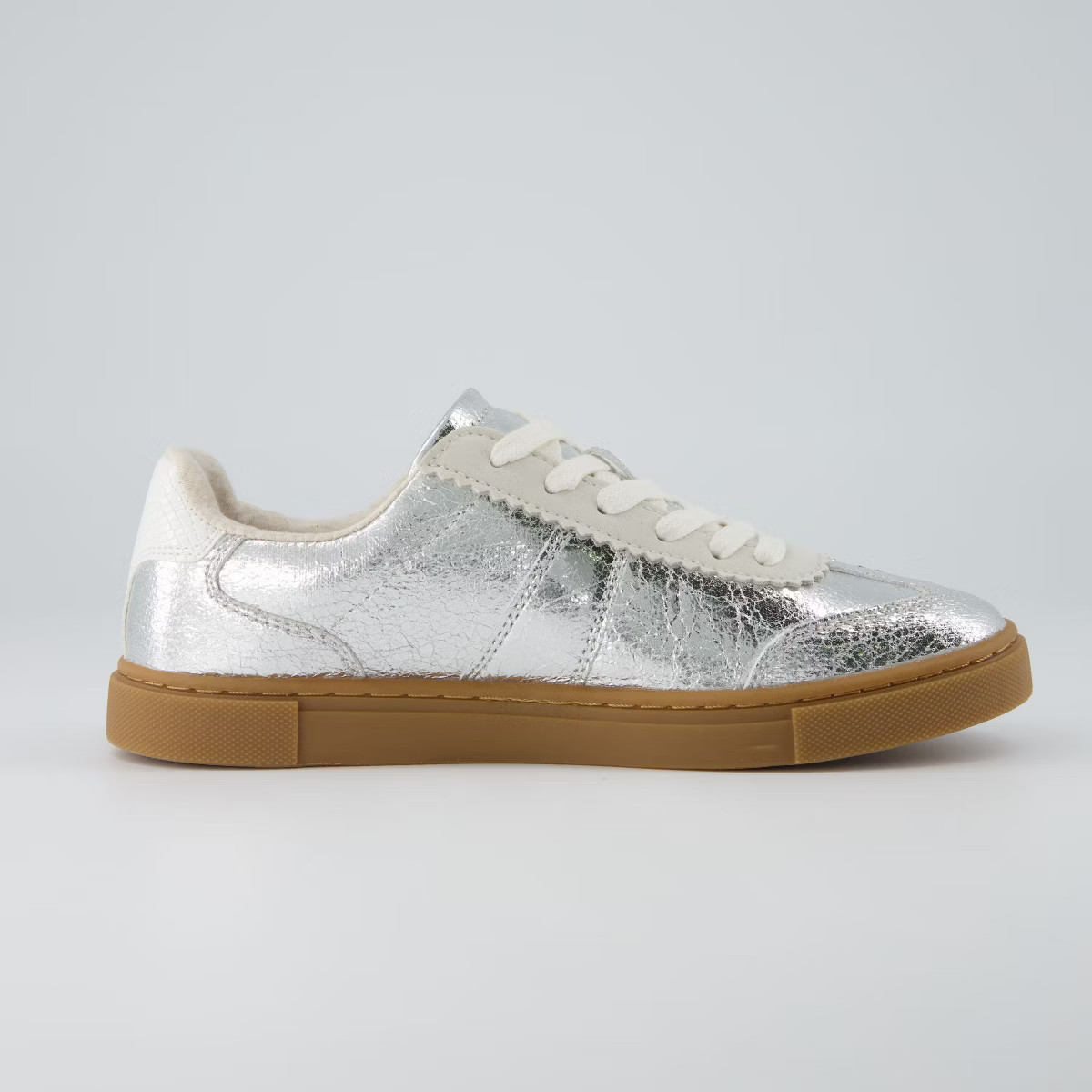 CUSHIONAIRE Women's Balance Lace Up Sneaker +Comfort Foam SILVER 10 | Target