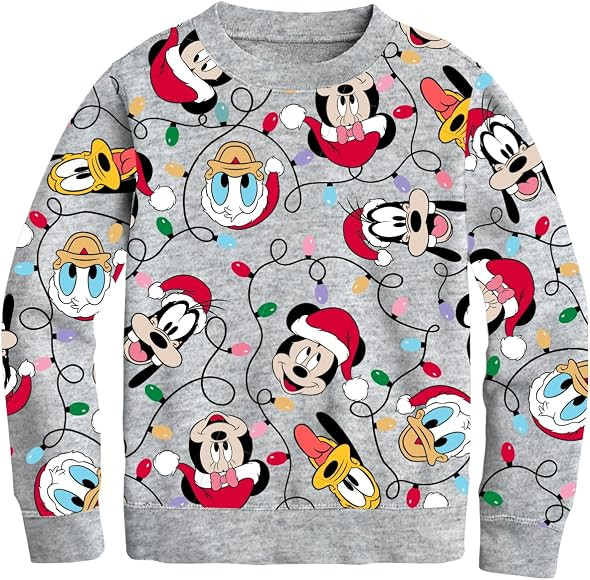 Disney Boys' Mickey Mouse and Friends Lights On Sweatshirt | Amazon (US)