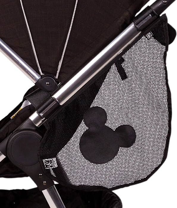 Disney Baby by J.L. Childress Side Sling Cargo Net, Stroller Organizer & Storage, Mickey Black | Amazon (US)