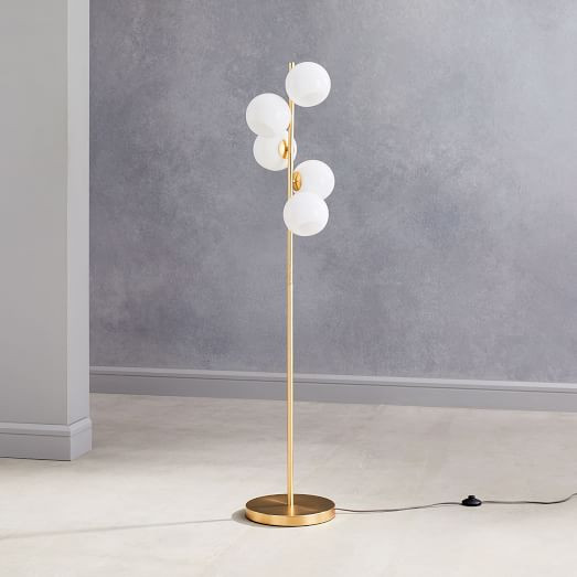 Staggered Glass 5-Light Floor Lamp | West Elm (US)