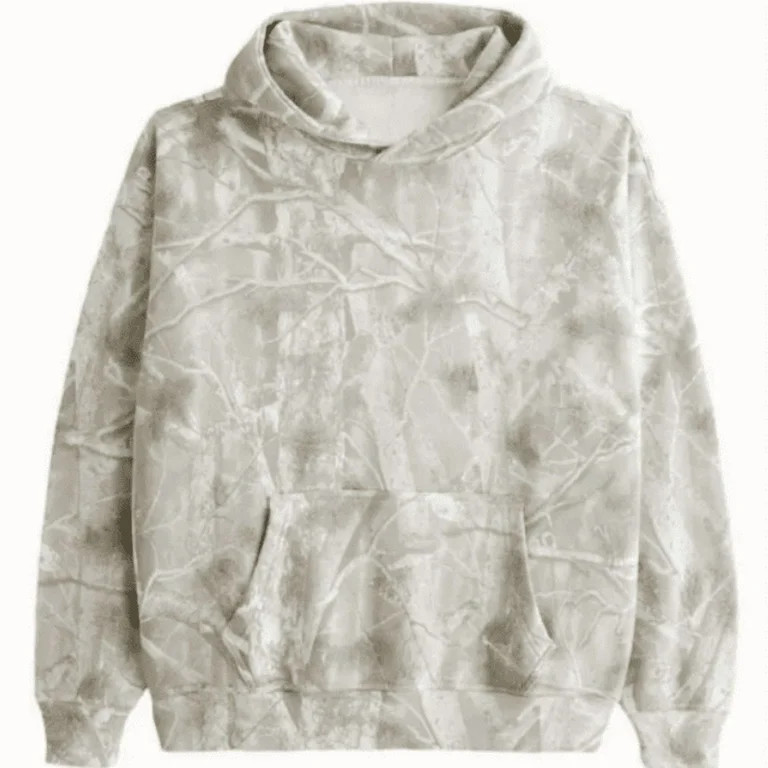 Light Camo Hoodie for Men & Women -Cozy Long Sleeve Pullover with Maple Leaf Streetwear Fashion S... | Walmart (US)