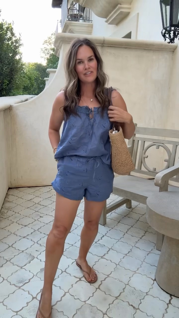 This Target set has been on constant repeat lately! The shorts and tank are so cute and perfect for everyday wear 🤍 such good Memorial Day sale finds!

#LTKdayinmylife #LTKootd #LTKgrwm