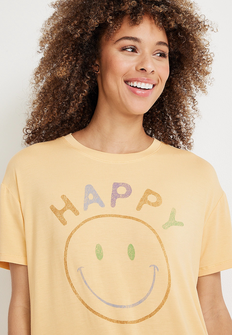 Happy Graphic Tee | Maurices