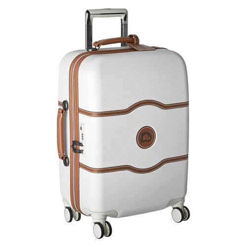 DELSEY PARIS Chatelet Hard+ Hardside Luggage with Spinner Wheels, Angora, Carry-on 21 Inch | Amazon (US)