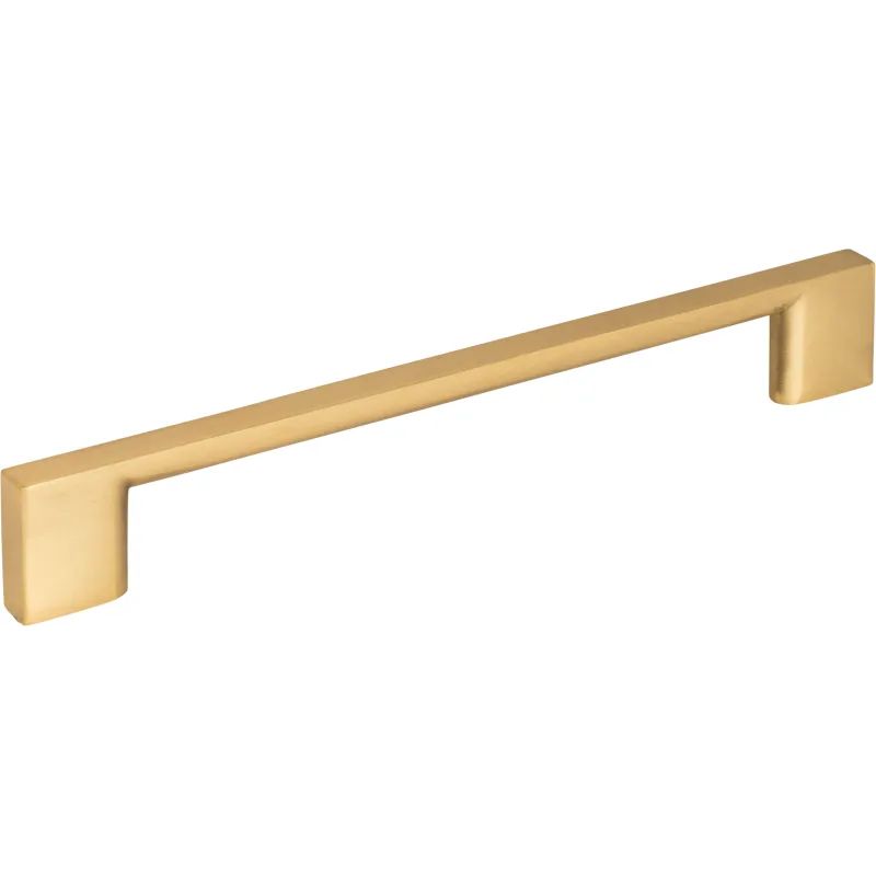 Jeffrey Alexander 635-160 Sutton 6-5/16 Inch Center to Center Handle Cabinet Pul Brushed Gold Cabine | Build.com, Inc.