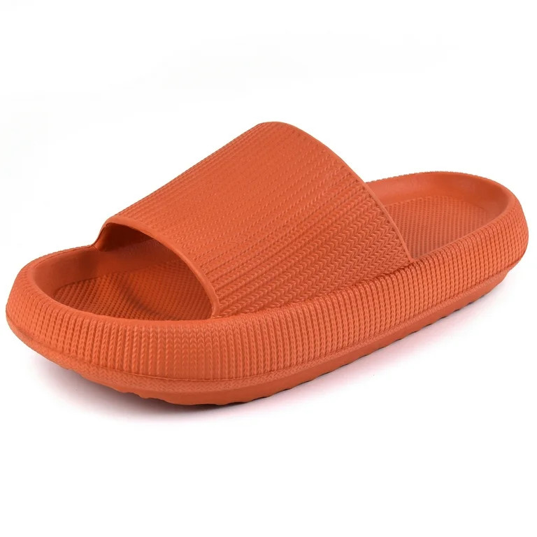 VONMAY Unisex Slides Sandals Soft Thick Sole Non-Slip Pillow Sandals - Walmart.com | Walmart (US)