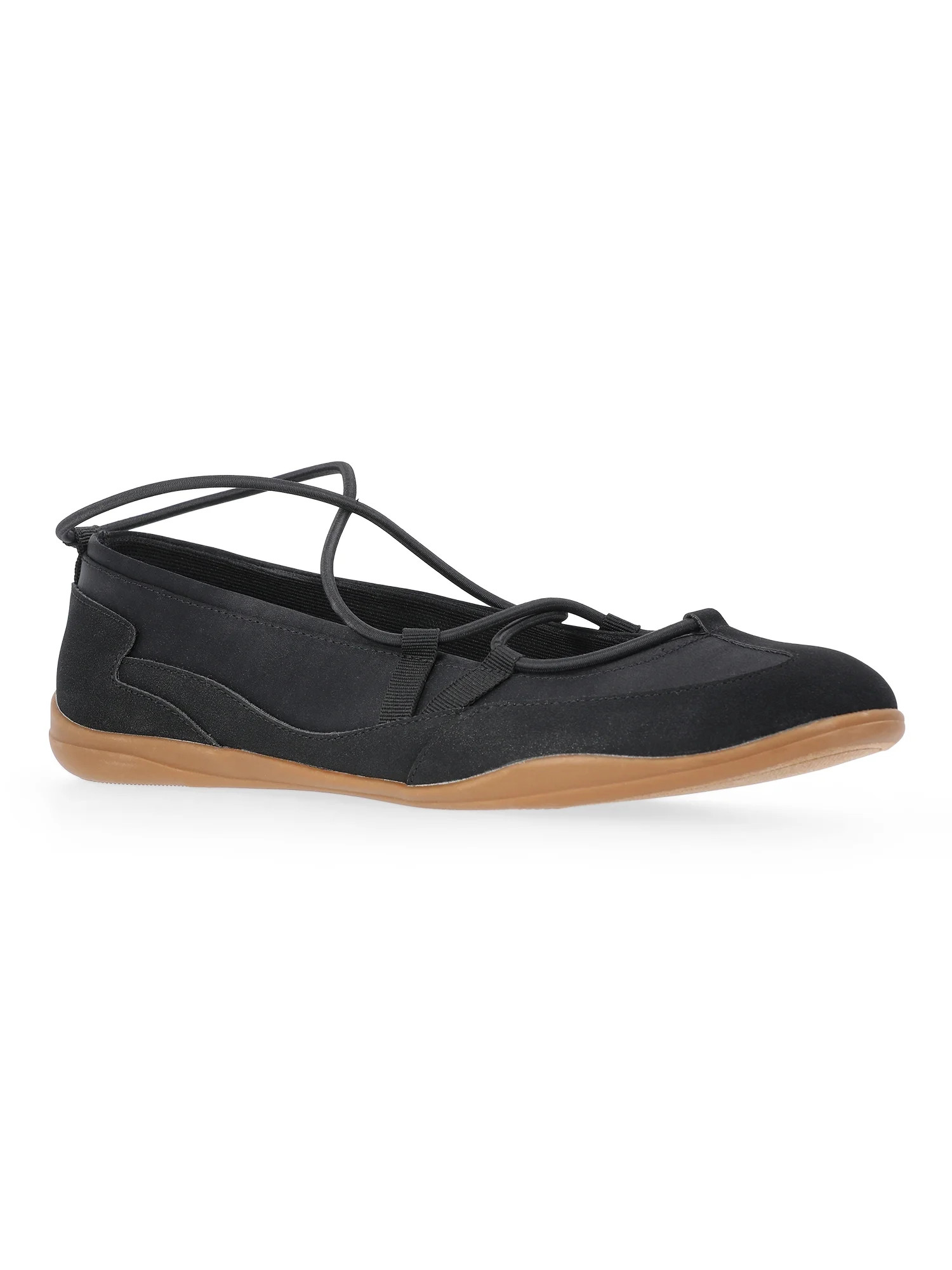 No Boundaries Ballet Flat Sneakers, Women's | Walmart (US)