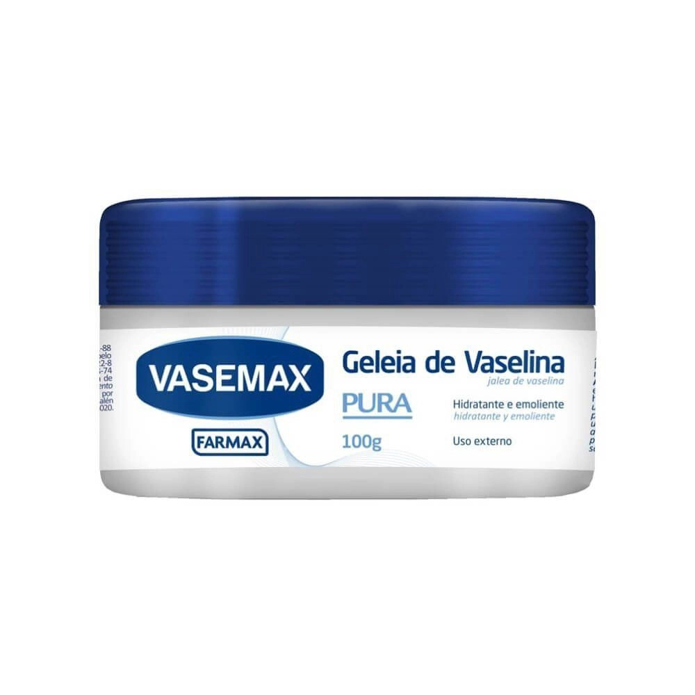 Vasemax Vaselina Geleia Hidratante Pura Pote 100g em Promoção na Americanas | Americanas (BR)