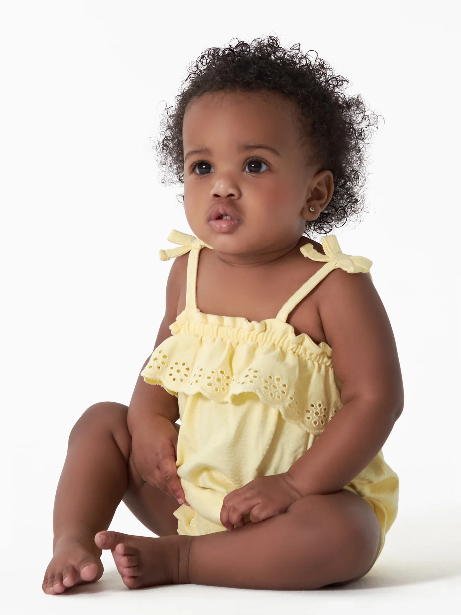 Modern Moments by Gerber Baby Girl Bubble Romper, Sizes 0 Month -12 Months | Walmart (US)