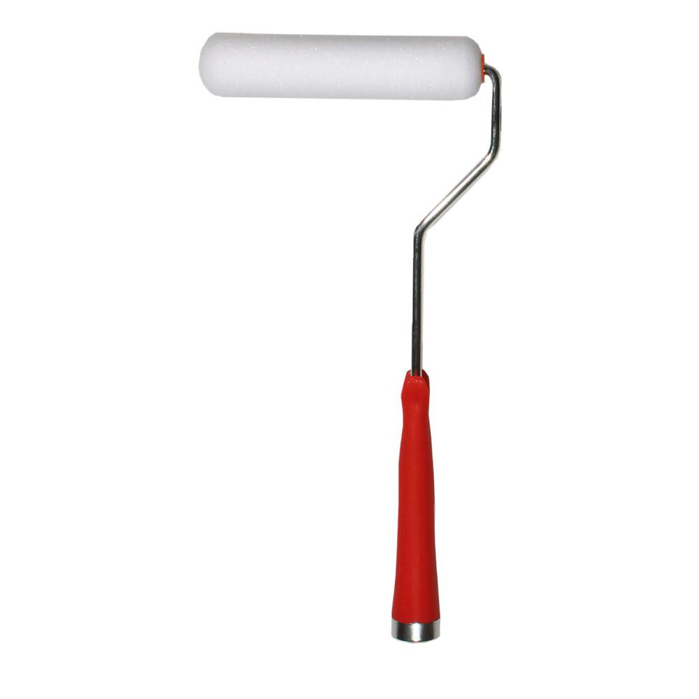 6 in. x 3/8 in. High-Density Foam Mini Paint Roller with Frame-HD MT 200-11 6 - The Home Depot | The Home Depot