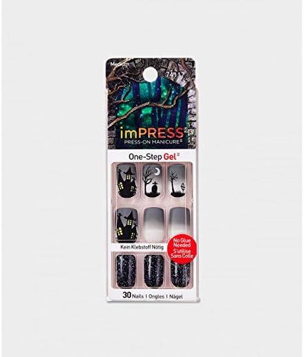 Impress Halloween Nails # 74117 Shining Gel Press On Nails, 1 Pack | Amazon (US)