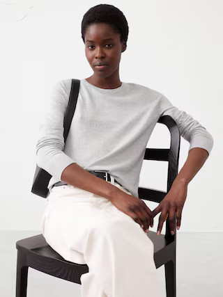 Forever Crew-Neck Sweater | Banana Republic Factory