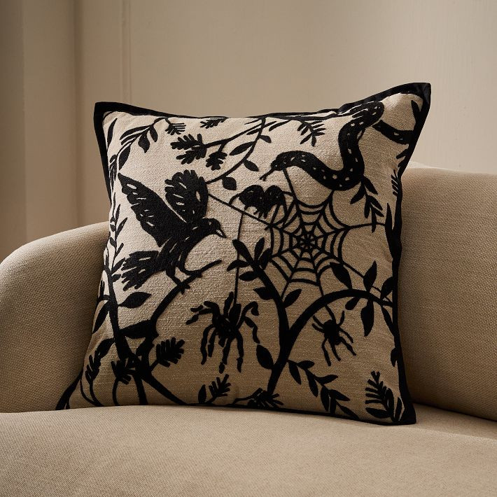 Spooky Toile Pillow Cover | West Elm (US)