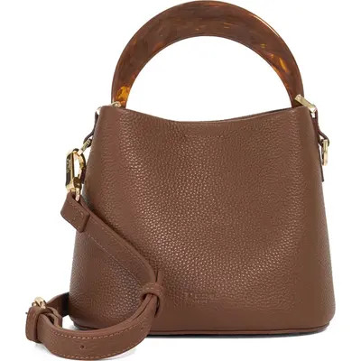 Dune London Dharla Leather Top Handle Bag in White at Nordstrom | Nordstrom
