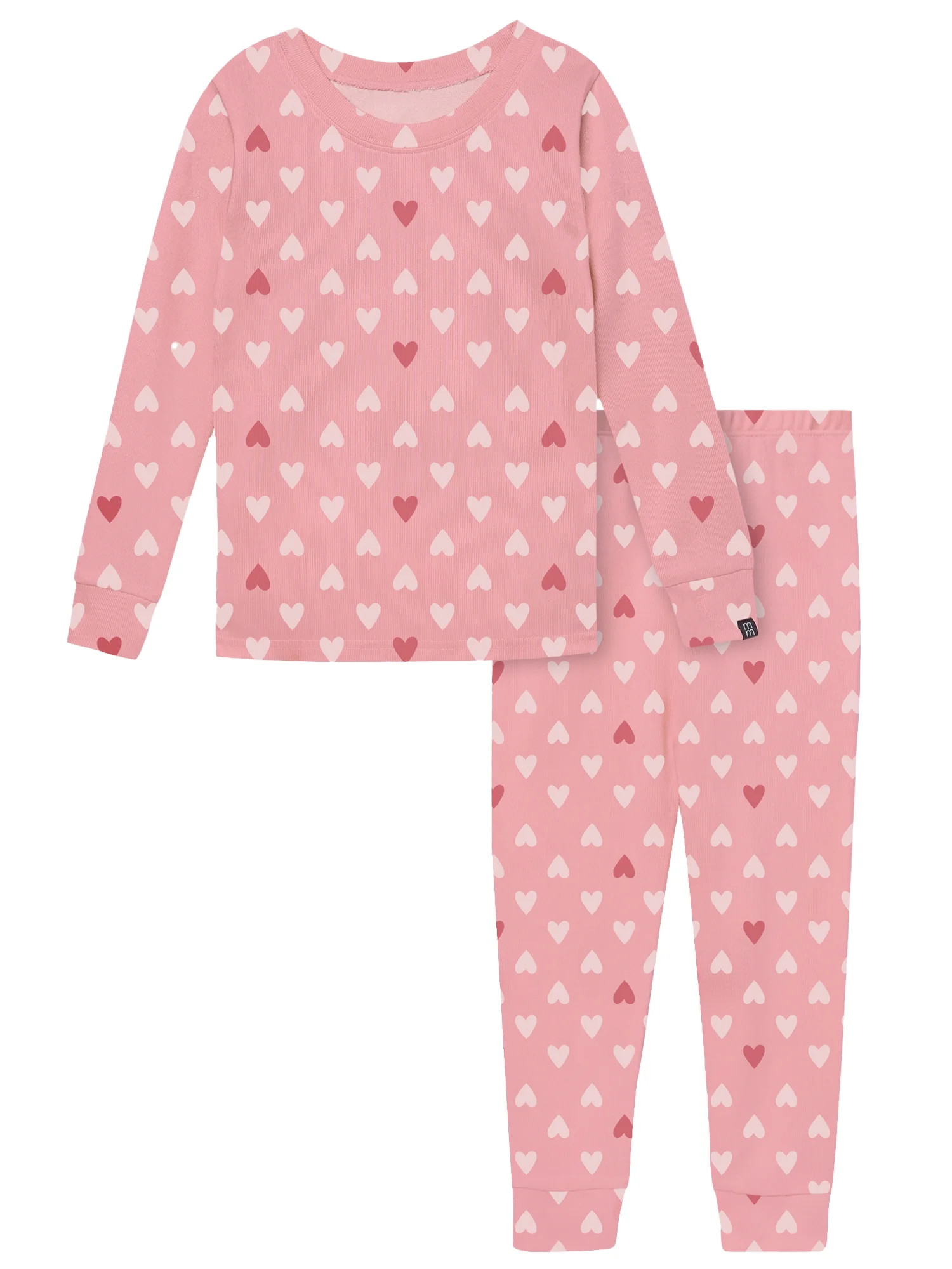 Modern Moments by Gerber Toddler Neutral Valentine´s Day Pajama Set, 2-Piece, Sizes 12M-5T | Walmart (US)