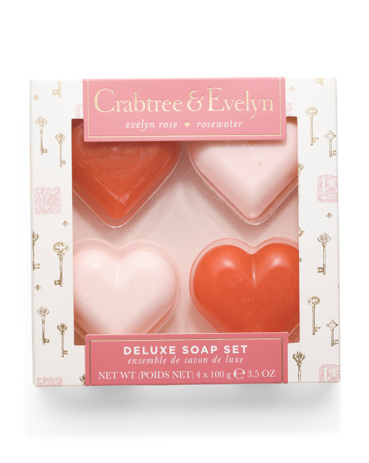 4pk Heart Shaped Soap Set | TJ Maxx
