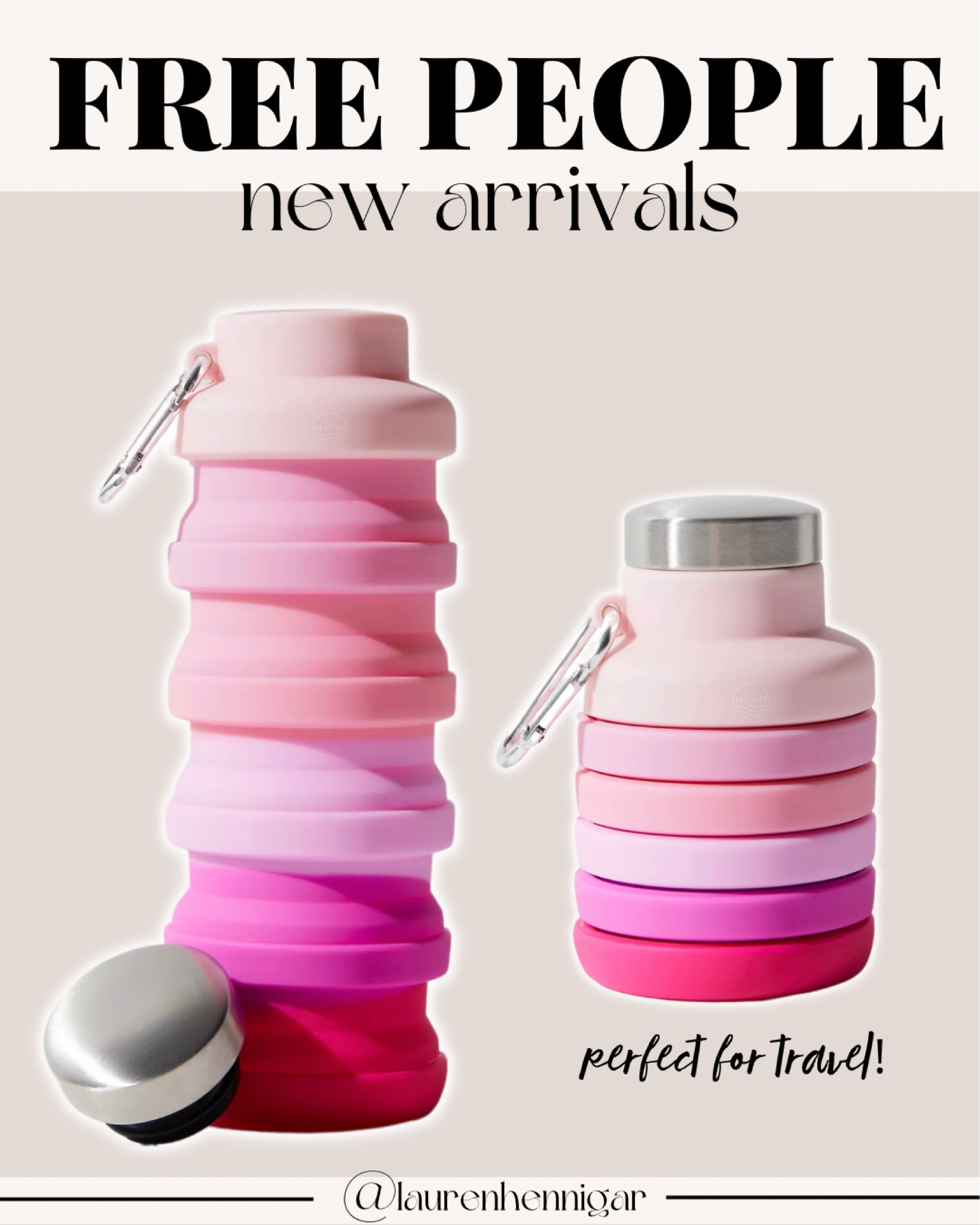 perfect collapsible water bottle for hiking, camping and traveling!!!

#LTKunder50 #LTKfit #LTKtravel