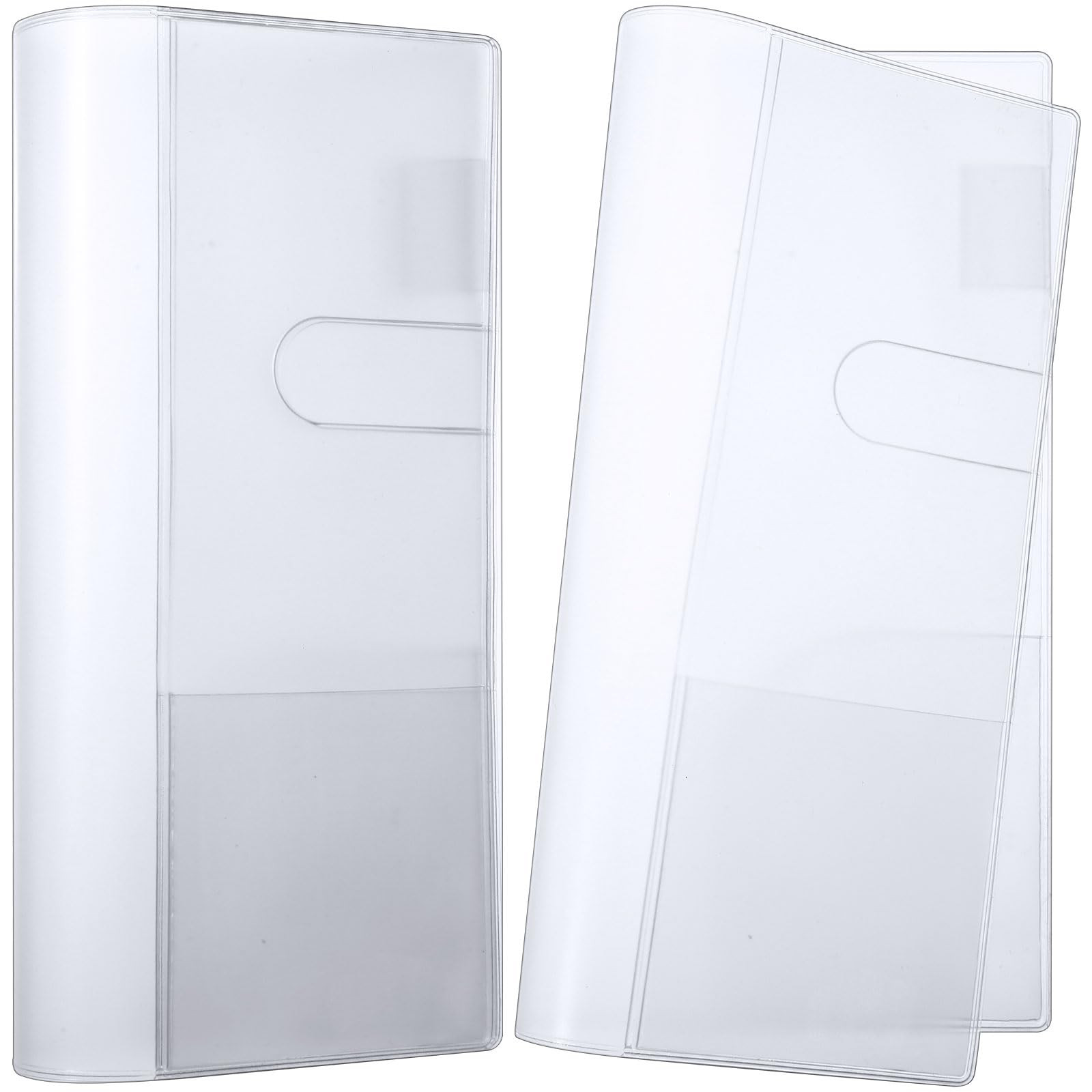 2 Pieces Clear Plastic Cover for Weeks, 8.03 x 7.78 Inches Planner Cover Protector Transparent PV... | Amazon (US)