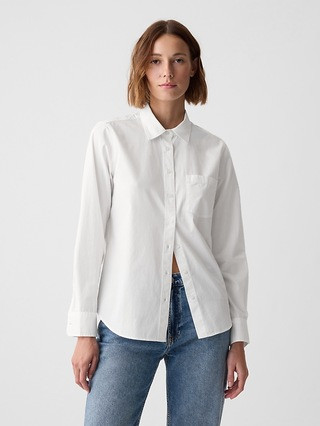 Organic Cotton Poplin Classic Shirt | Gap (CA)