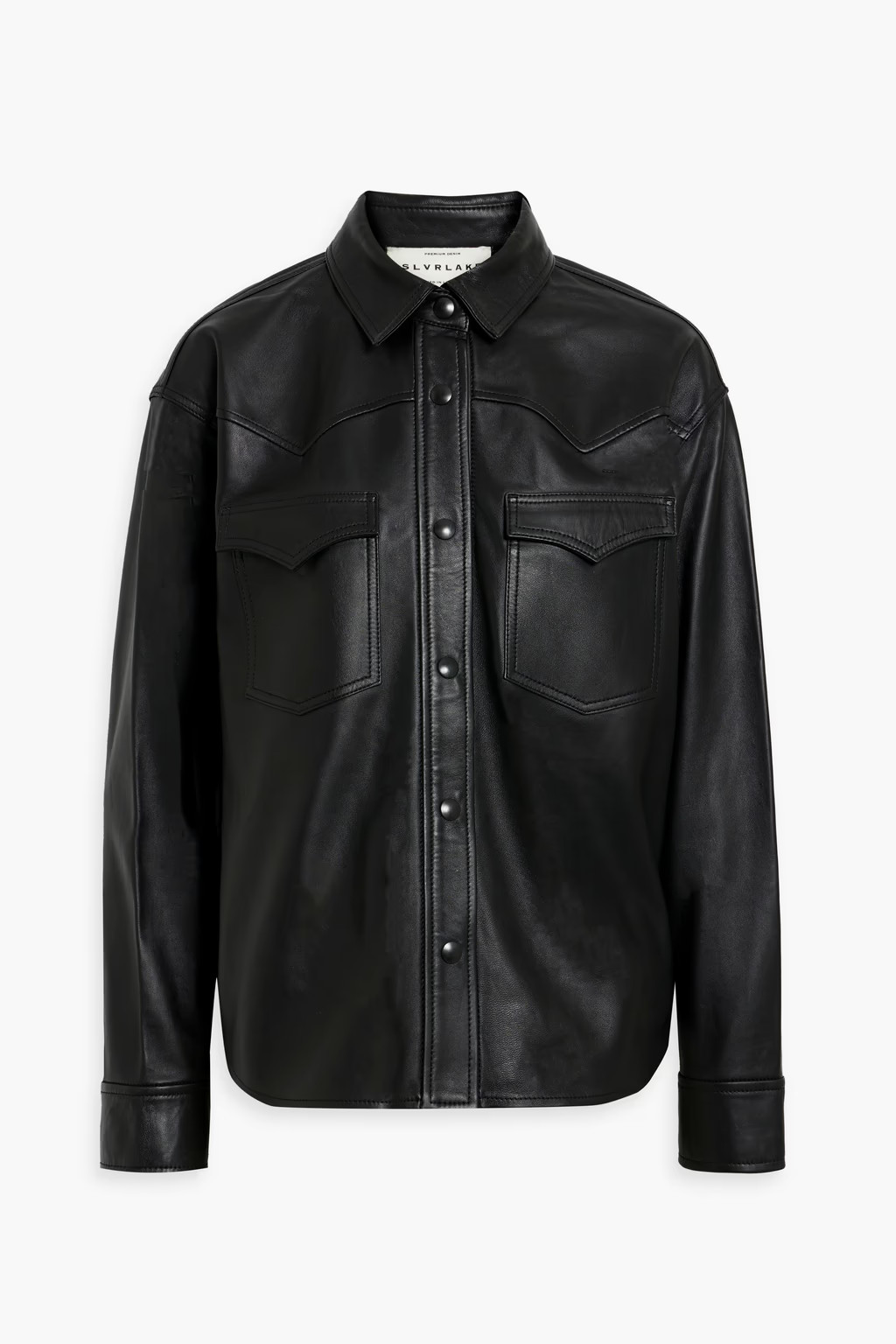 Cassidy leather shirt | The Outnet (US and CA)