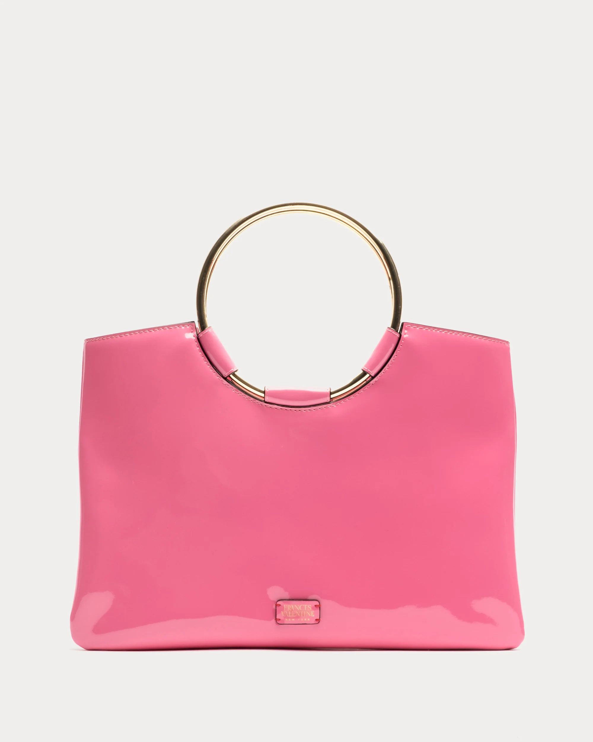 Ringo Bag Soft Patent Pink | Frances Valentine