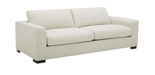 Amazon Brand - Stone & Beam Westview Extra-Deep Down-Filled Sofa Couch, 89"W, Cream | Amazon (US)