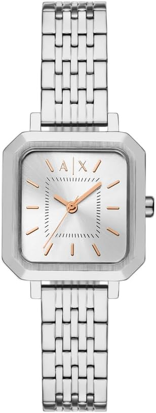 Armani Exchange Orologio da donna, Quarzo Movimento a tre lancette e cassa da 27 mm con cinturino... | Amazon (IT)