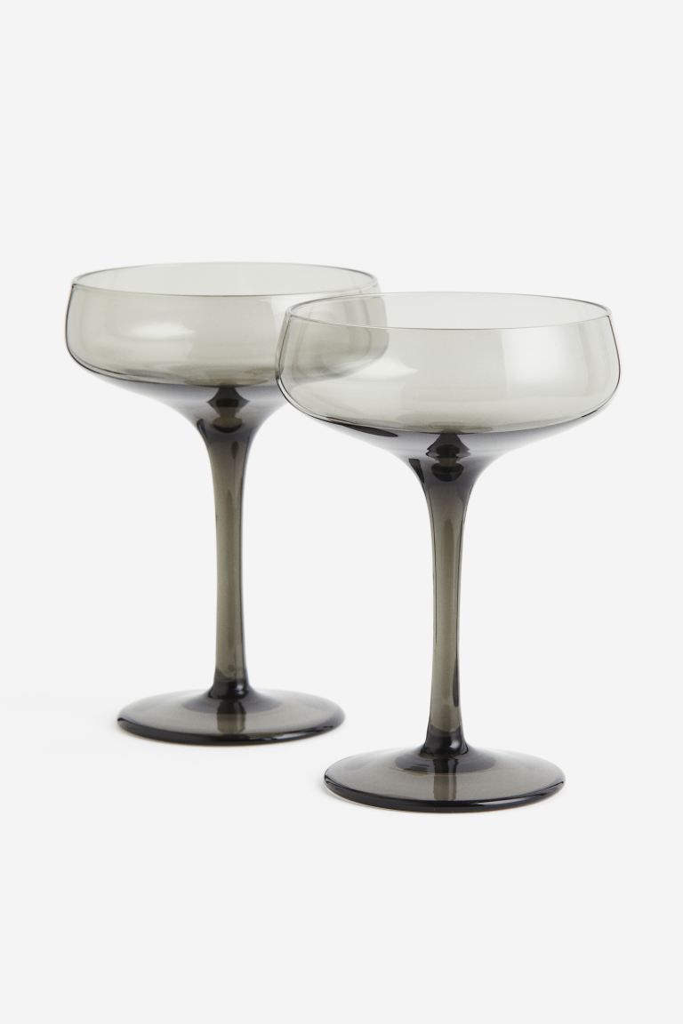 2-pack Champagne Coupes | H&M (US + CA)